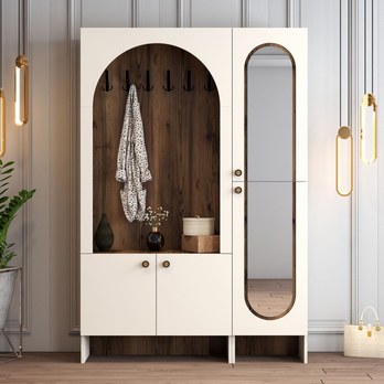 Predsieňová zostava PALERMO 2 krémová/orech 3