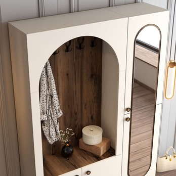 Predsieňová zostava PALERMO 2 krémová/orech 5