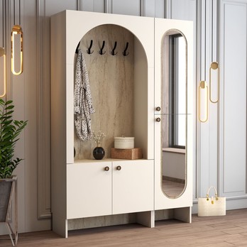 Predsieňová zostava PALERMO 2 krémová/travertín 1