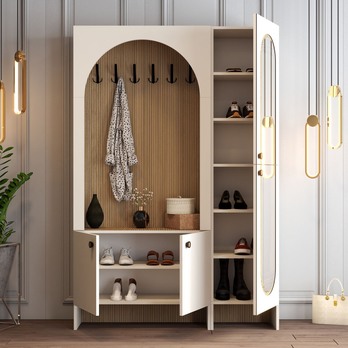 Predsieňová zostava PALERMO 2 krémová/dub 2