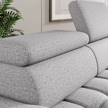 Pohovka PALLADIO 2F sivá, s funkciou 5