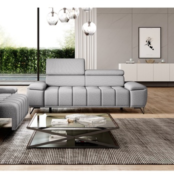 Pohovka PALLADIO 3 sivá, bez funkcie 1