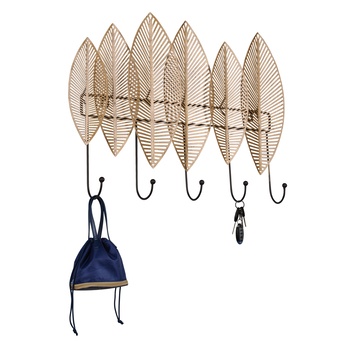 Nástenný vešiak PALMA zlatá 2