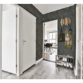 Nástenný vešiak PALMA zlatá 9