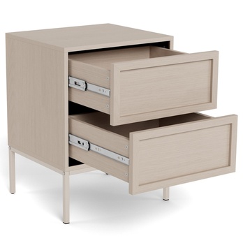 Nočný stolík PALMDALE sivá 2