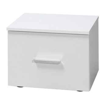 Nočný stolík PANAREA alpská biela, sada 2 ks 2