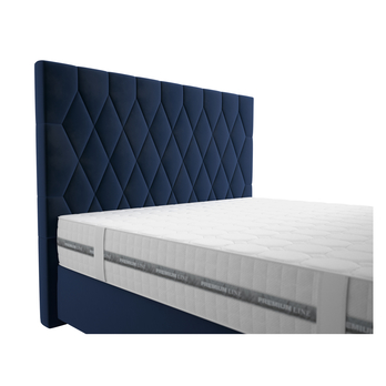Posteľ boxspring PAOLA modrá 3