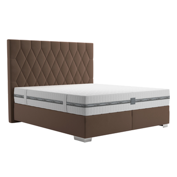 Posteľ boxspring PAOLA hnedá 1