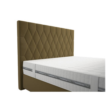 Posteľ boxspring PAOLA kaki 2
