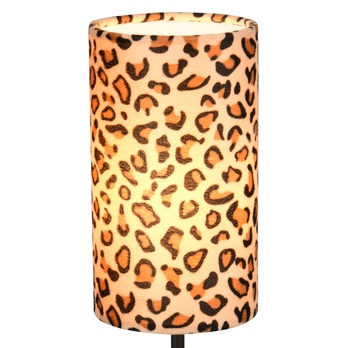 Stolná lampa PARDINA čierna/hnedá 2