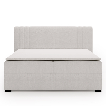 Posteľ s matracom a topperom PARIS perlová, 140x200 cm 4