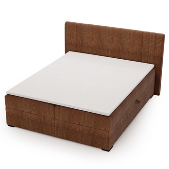 Posteľ s matracom a topperom PARIS medená, 140x200 cm 5