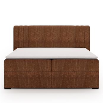 Posteľ s matracom a topperom PARIS medená, 180x200 cm 4