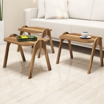 Servírovacie stolíky PARIS vlašský orech 1