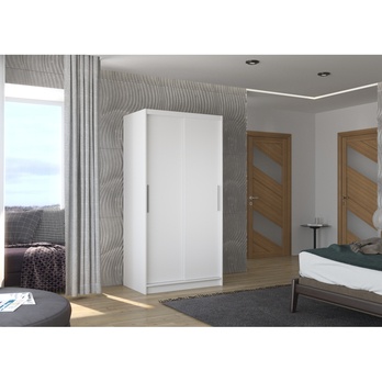 Šatníková skriňa PARISA biela 1