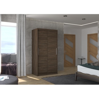 Šatníková skriňa PARISA čokoládová 1
