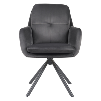 Jedálenská stolička PARMA S tmavosivá, sada 2 ks 1