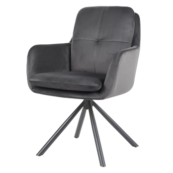 Jedálenská stolička PARMA S tmavosivá, sada 2 ks 2