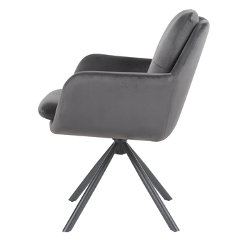 Jedálenská stolička PARMA S tmavosivá, sada 2 ks 3