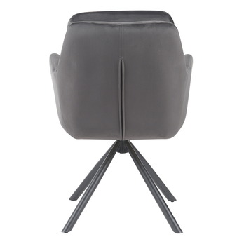 Jedálenská stolička PARMA S tmavosivá, sada 2 ks 4