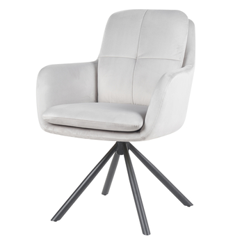 Jedálenská stolička PARMA S svetlosivá, sada 2 ks 2