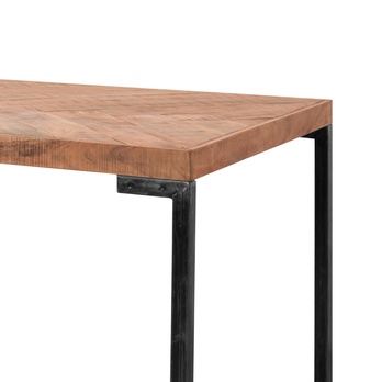 Jedálenský stôl PARQUET prírodná akácia/sivá 5