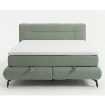 Posteľ s matracom PARROT šalviová, 140x200 cm 4