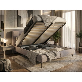 Posteľ s matracom PARROT púdrová, 180x200 cm 3