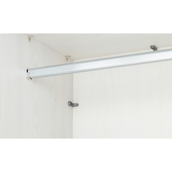 Šatníková skriňa  PARVATI pínia biela/dub truffel, šírka 148 cm 6