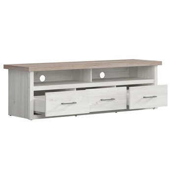 TV stolík PARVATI pínia biela/dub truffel 2