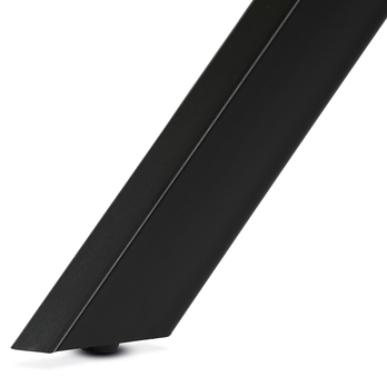 Jedálenský stôl PASSAU divoký dub/čierna, priemer 80 cm 5