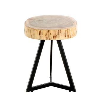 Prístavný stolík PATNA akácia/čierna 3