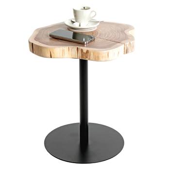 Prístavný stolík PATNA akácia/čierna, výška 43 cm 2