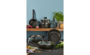 Sada hrncov PAULA 10 ks (4 hrnce, 2 panvice, 4 pokrievky) 12