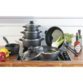 Sada hrncov PAULA 10 ks (4 hrnce, 2 panvice, 4 pokrievky) 1