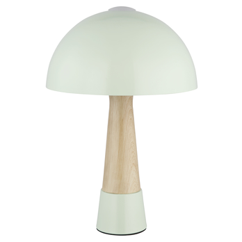 Stolná lampa PAULIN zelená/prírodná 2