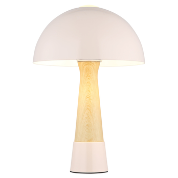 Stolná lampa PAULIN ružová/prírodná 3