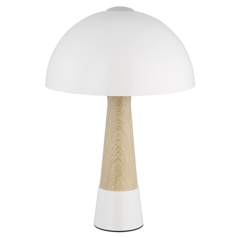 Stolná lampa PAULIN biela/prírodná 3