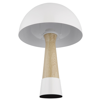 Stolná lampa PAULIN biela/prírodná 5