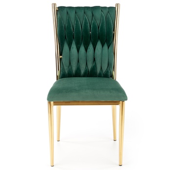 Jedálenská stolička PAULINA tmavozelená 2