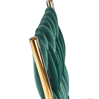 Jedálenská stolička PAULINA tmavozelená 6