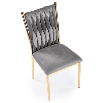 Jedálenská stolička PAULINA sivá 1