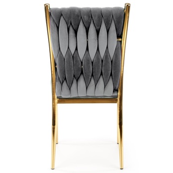 Jedálenská stolička PAULINA sivá 5