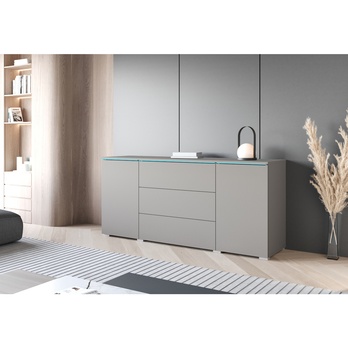 Komoda PAVIA 150 sivá 1