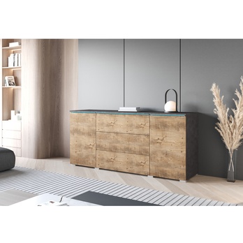 Komoda PAVIA 150 matera/gaštan 1
