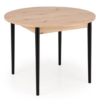 Jedálenský stôl PAVUT dub artisan/čierna 3