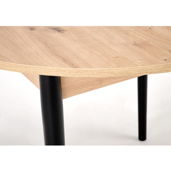 Jedálenský stôl PAVUT dub artisan/čierna 7