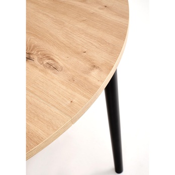 Jedálenský stôl PAVUT dub artisan/čierna 8