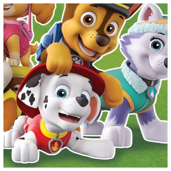 Posteľná bielizeň PAW PATROL modrá, 70x90 a 140x200 cm 1