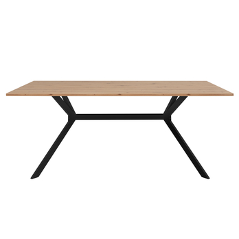 Jedálenský stôl PAXOS 81A dub artisan/čierna 2